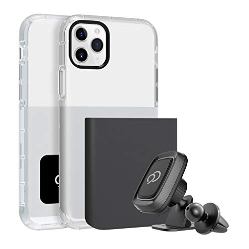 NIMBUS9 GHOST 2 PRO CASE GUNMETAL GRAY/PURE WHITE FOR IPHONE 11 PRO MAX CASES