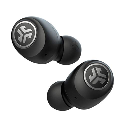 JLAB GO AIR TRUE WIRELESS BLUETOOTH EARBUDS + CHARGING CASE | BLACK | DUAL CONNECT | IP44 SWEAT RESISTANCE | BLUETOOTH 5.0 CONNECTION | 3 EQ SOUND SETTINGS: JLAB SIGNATURE, BALANCED, BASS BOOST