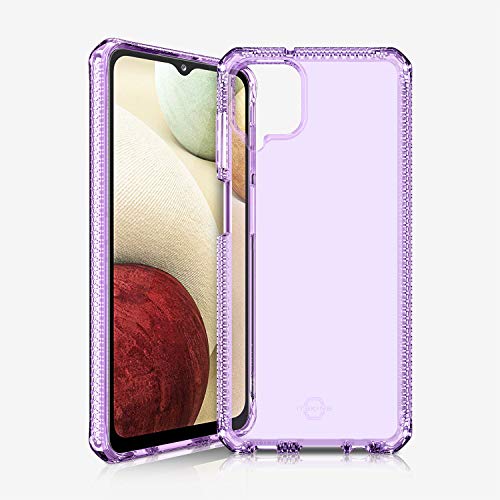 ITSKINS SPECTRUM CLEAR PROTECTIVE PHONE CASE FOR FOR GALAXY A12 (USA VERSION) - LIGHT PURPLE